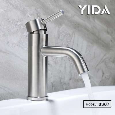 Economic Bathroom Long Water Faucet Stainless Steel 304 Faucet Mixer Hotel Basin Used